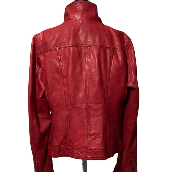 Black Rivet Leather Jacket - Picture 3 of 14